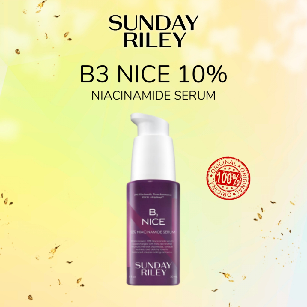 Jual Sunday Riley B3 Nice 10% Niacinamide Serum 30ml with box | Shopee ...