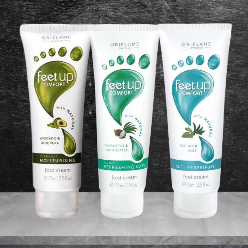 Jual Feet Up Comfort Anti-Perspirant Foot Cream / Feet Up Comfort All ...