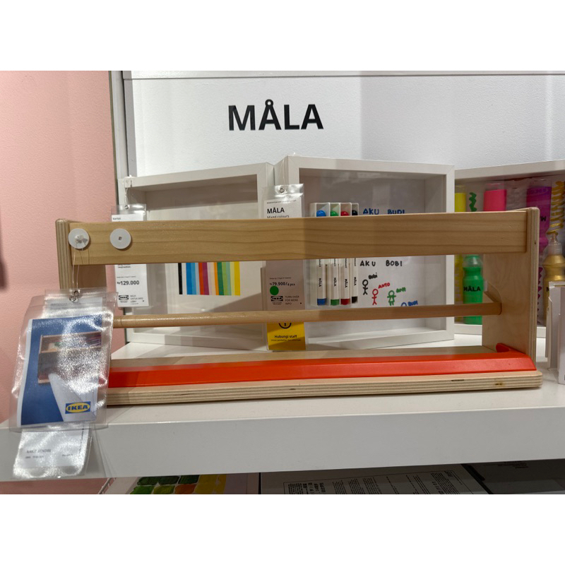 IKEA MÅLA / Portable drawing case, red 35x27 cm / papan lukis