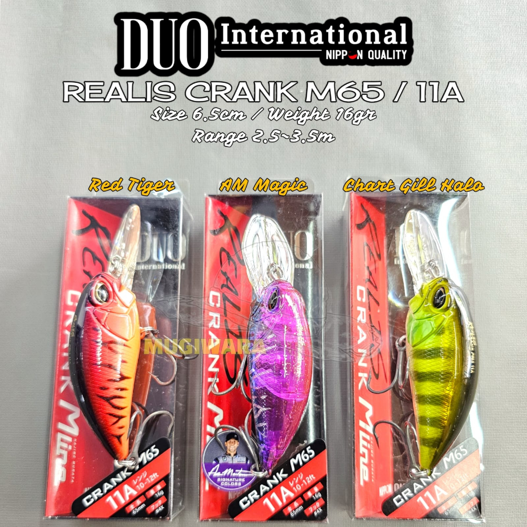 Leurre Flottant Duo Realis Crank M65 8A - ACCZ195 (0632) - Pour La Pêche Au Bass