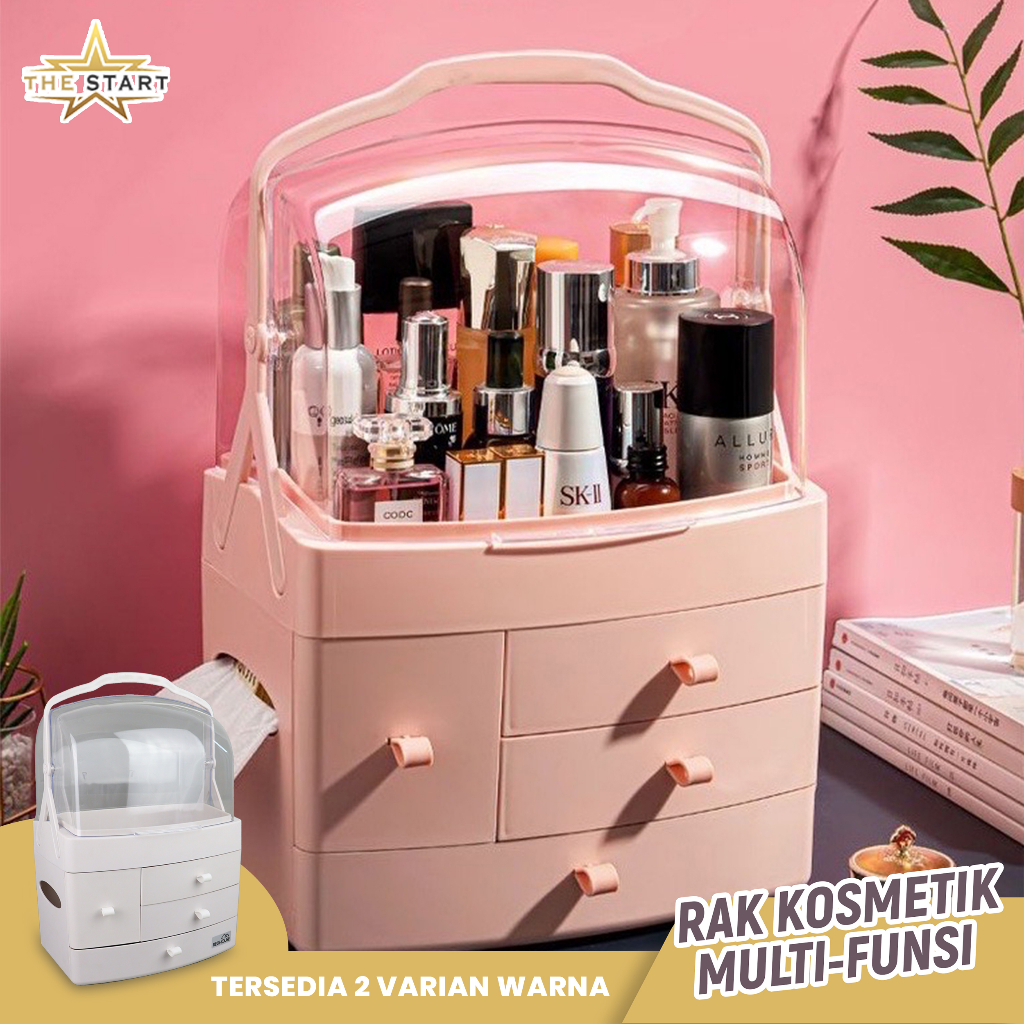 Jual Rak Kosmetik Premium Rak Make Up Box Storage Makeup Cosmetic ...