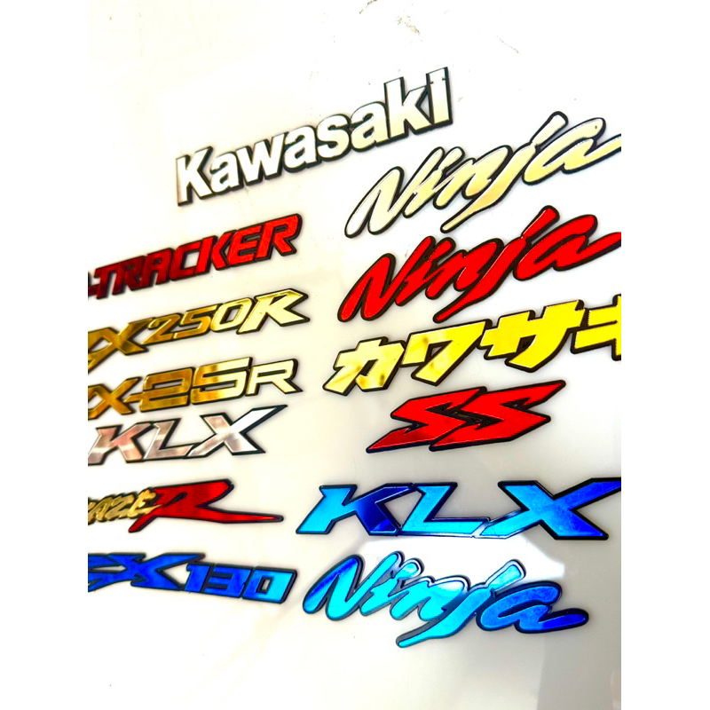 Jual Emblem Kawasaki / Emblem Acrylic Kawasaki / Kawasaki Lengkap ...