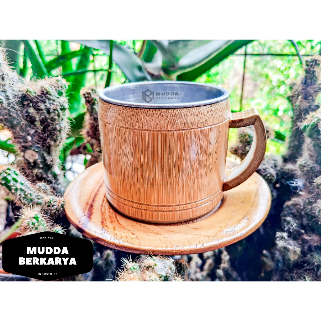 Jual Gelas Cangkir Bambu Stainless Unik Hampers Cantik Cangkir Kopi Gelas Murah Shopee Indonesia 8056