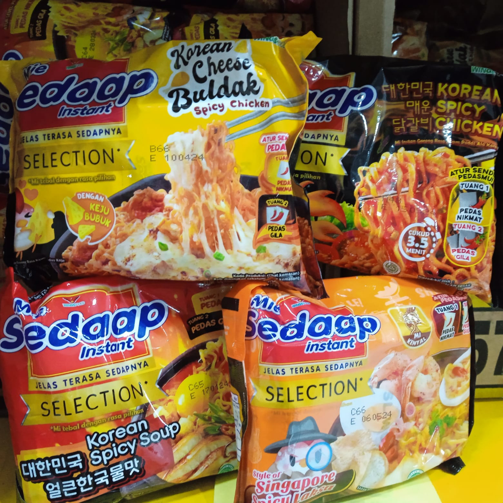 Jual Mie Sedaap Selection Harga Untuk 10 Pcs Korean Spicy Soup