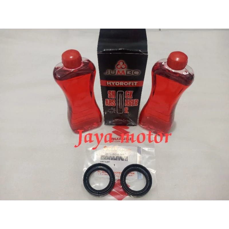 Jual Seal sil shok sok shock depan Thunder 125 plus oli shock jumbo Shopee Indonesia