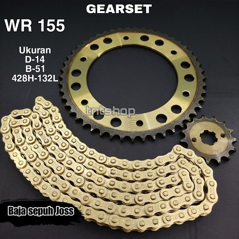 Jual Gear Gir Set Paket Wr Wr Baja Sepuh Joss Gear Wr