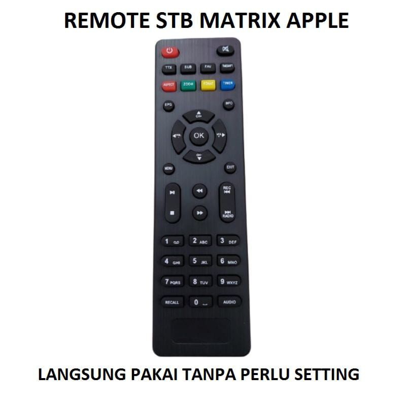 Jual Remot Stb Matrix Remot Set Top Box Matrix Remote Stb Matrix Shopee Indonesia