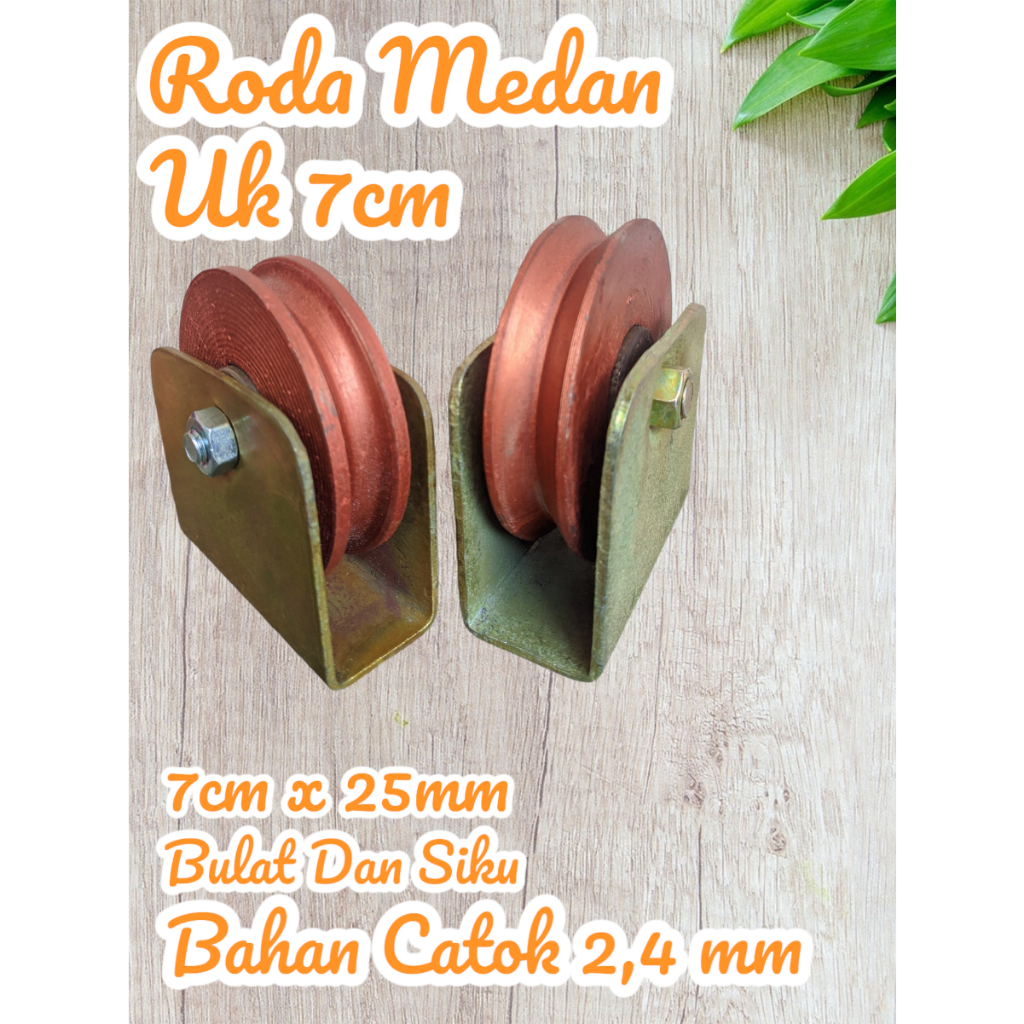 Jual Roda Pagar Besi Medan Uk 7cm Untuk Pagargerbang Dll Shopee Indonesia 0454