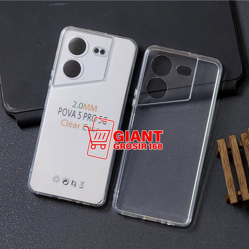 Jual Tecno Pova 5 Pro Case Clear HD Case Bening Tecno Pova 5 Pro ...