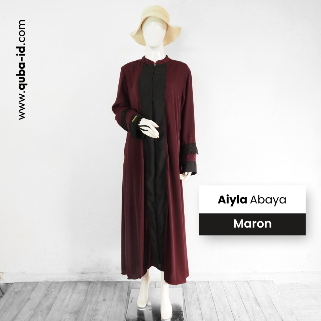 Jual Aiyla Abaya Fursan silk Gamis syari muslimah akhwat Shopee Indonesia