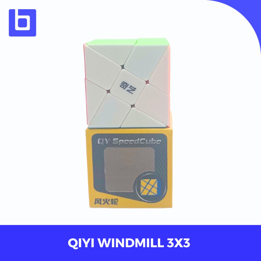 Jual Cube 3x3 Qiyi Windmill 3x3 Stickerless Original | Shopee Indonesia