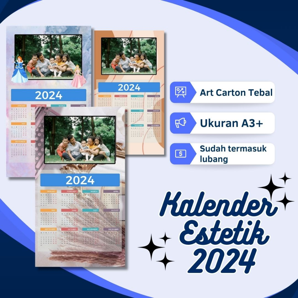 Jual Kalender Dinding Custom 2024 | Shopee Indonesia