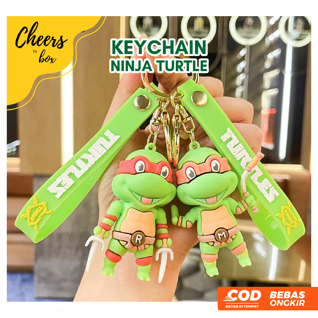 Jual 77. Keychain Ninja Turtle / Gantungan Kunci Ninja Turtle ...
