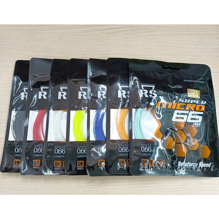 Jual Senar Raket Badminton RS Super Micro 66 Senar Badminton Original ...