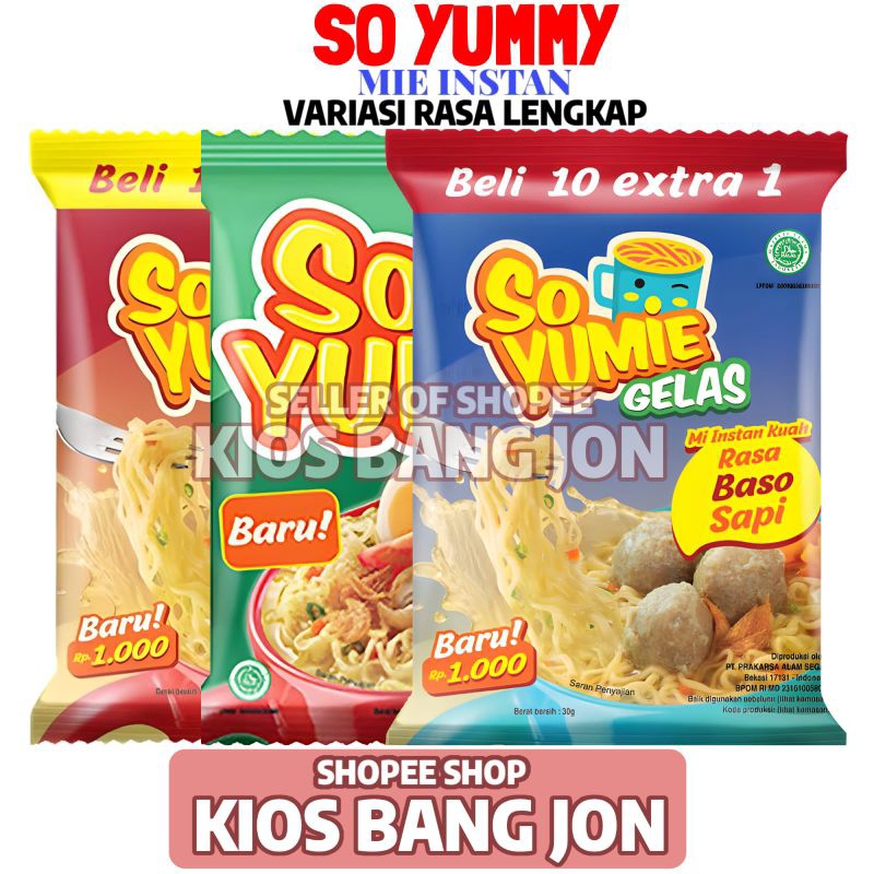 Jual So Yumie Mie Gelas 10 Sachet 1 Renceng Shopee Indonesia