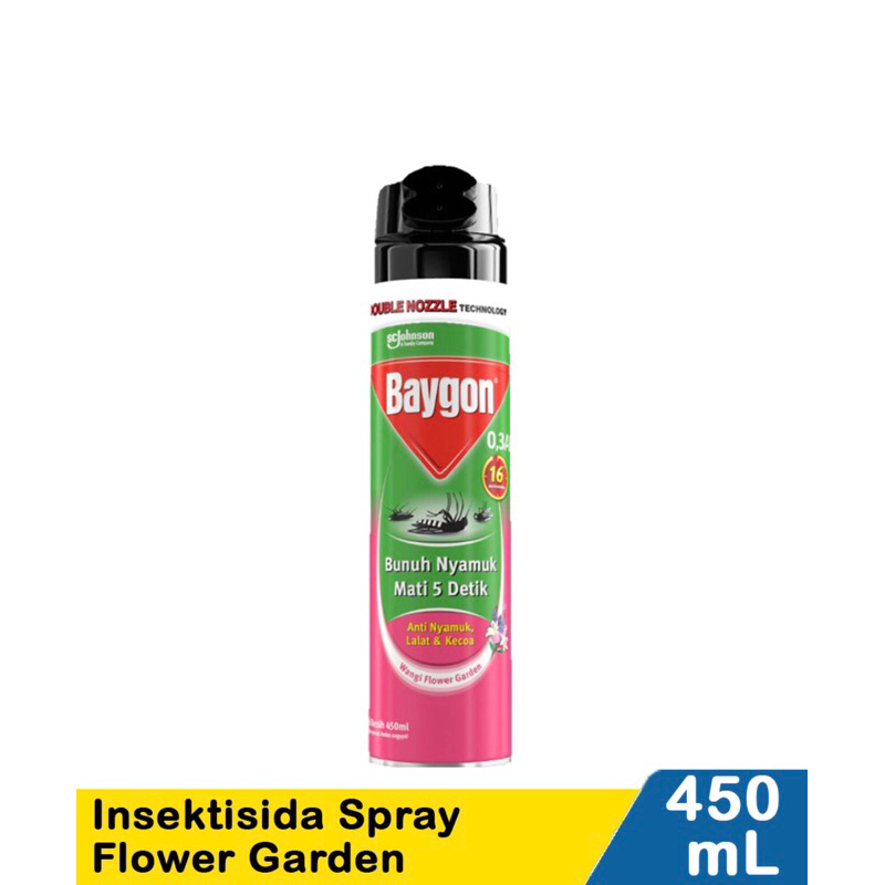 Jual Baygon Insektisida Spray Flower Garden 450ml Shopee Indonesia