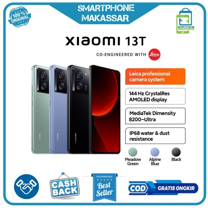 Xiaomi 13T 5G Ram 12GB Rom 256GB – Garansi Resmi – Jualku – Solusi