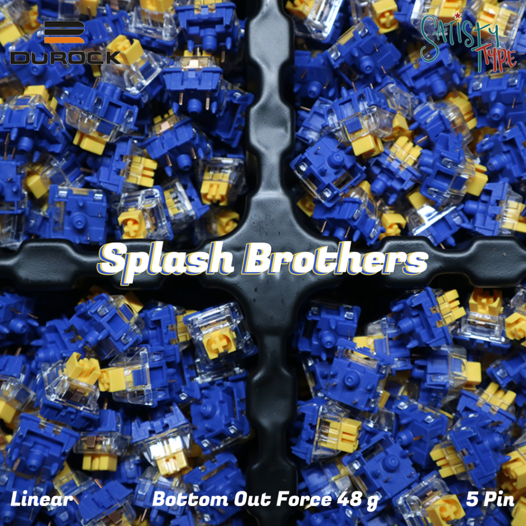 Jual Durock JWK JWICK Splash Brothers Switch Linear Bottom Out 48g 5