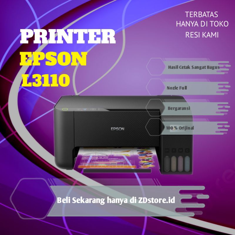 Jual Printer Epson L3110,Eco Tank/All In One Shopee Indonesia