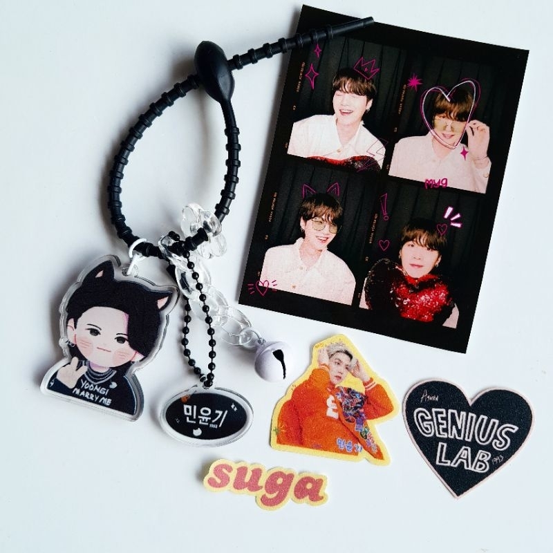 Jual BTS MIN YOONGI KEYCHAIN / AKRILIK KEYCHAIN SUGA / | Shopee