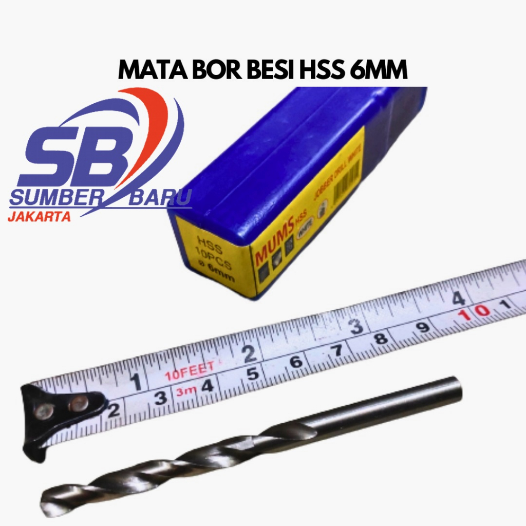 Jual Mata Bor 6mm Hss Bor Besi 6mm Bor Kayu Termurah Sbj Shopee Indonesia