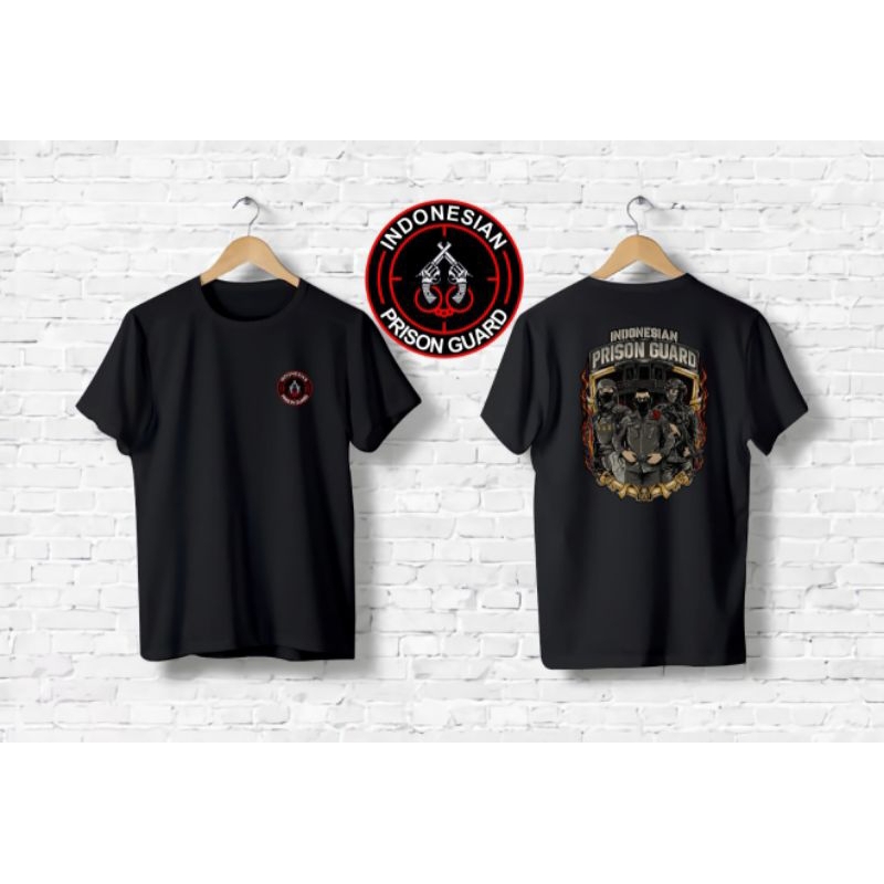 Jual Baju Kaos Katun Indonesian Prison Guard Polsuspas Kumham Terbaru