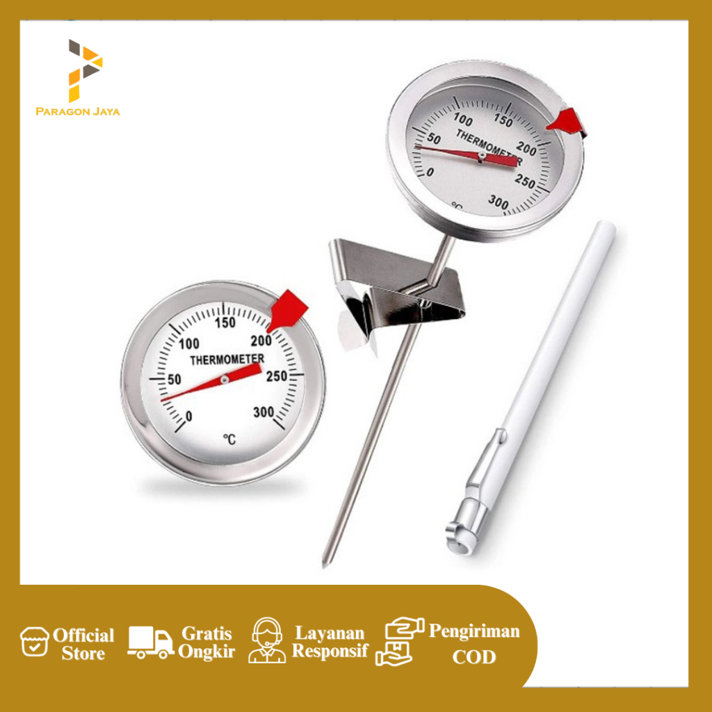 Jual Jarum Suhu Minyak Oven BBQ Termometer Mekanik Thermometer
