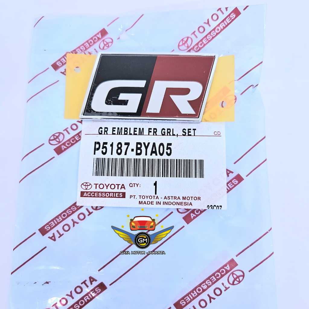 Jual Emblem Grille Radiator Depan Gr Sport Toyota Agya Raize P Bya Shopee Indonesia