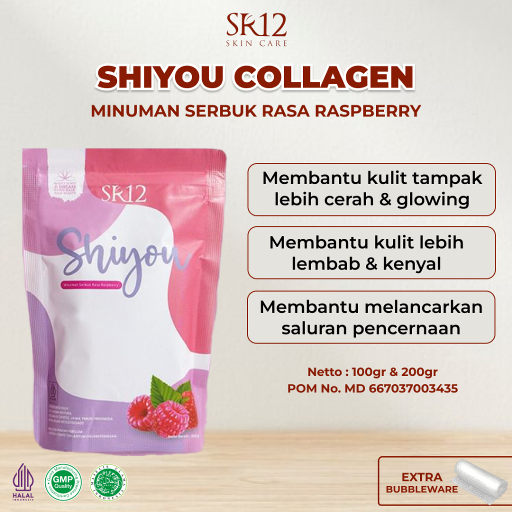 Jual Minuman Kolagen Shiyou SR12 - Original Collagen Drink - Pemutih ...