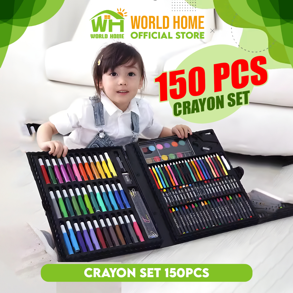 Jual Crayon Krayon Set Pensil Spidol Pastels Alat Belajar Gambar Anak ...