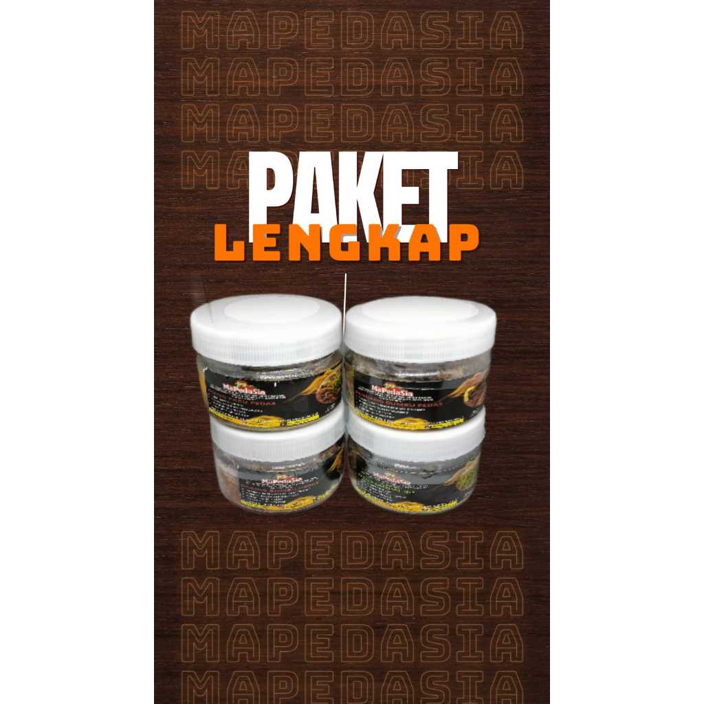 Jual PAKET LENGKAP (rendang & daging bumbu pedas,lidah sambal ijo,oseng ...