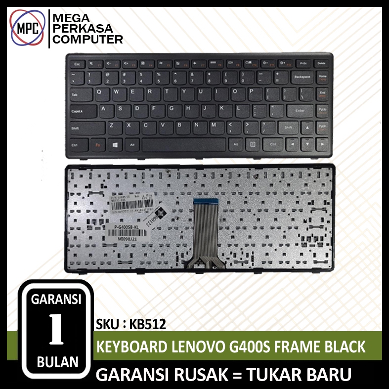 Jual Keyboard Laptop Lenovo G400 G400S G400AS G405 G405A G405S Z410 ...