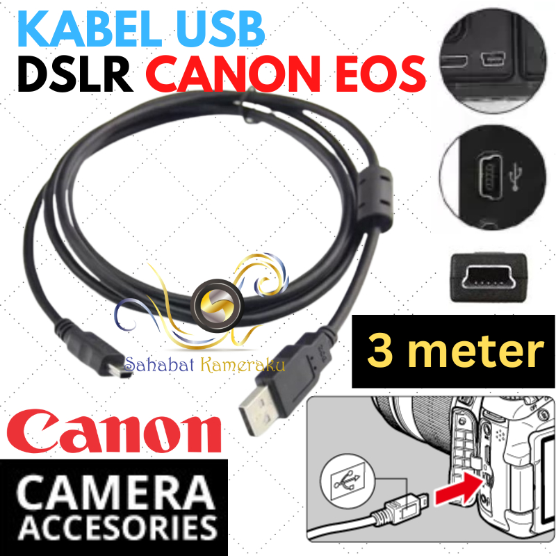 Dslr Camera Canon 1500d Usb Cable Canon Powershot Canon Rebel T7 - Main Image