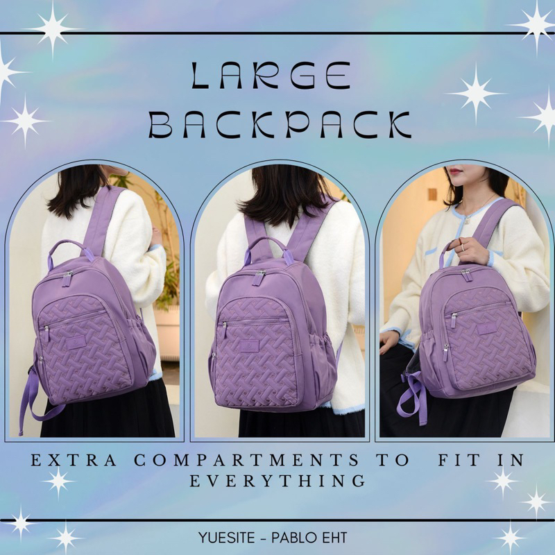 Jual Yuesite Pablo Large Backpack Original ransel besar | Shopee Indonesia