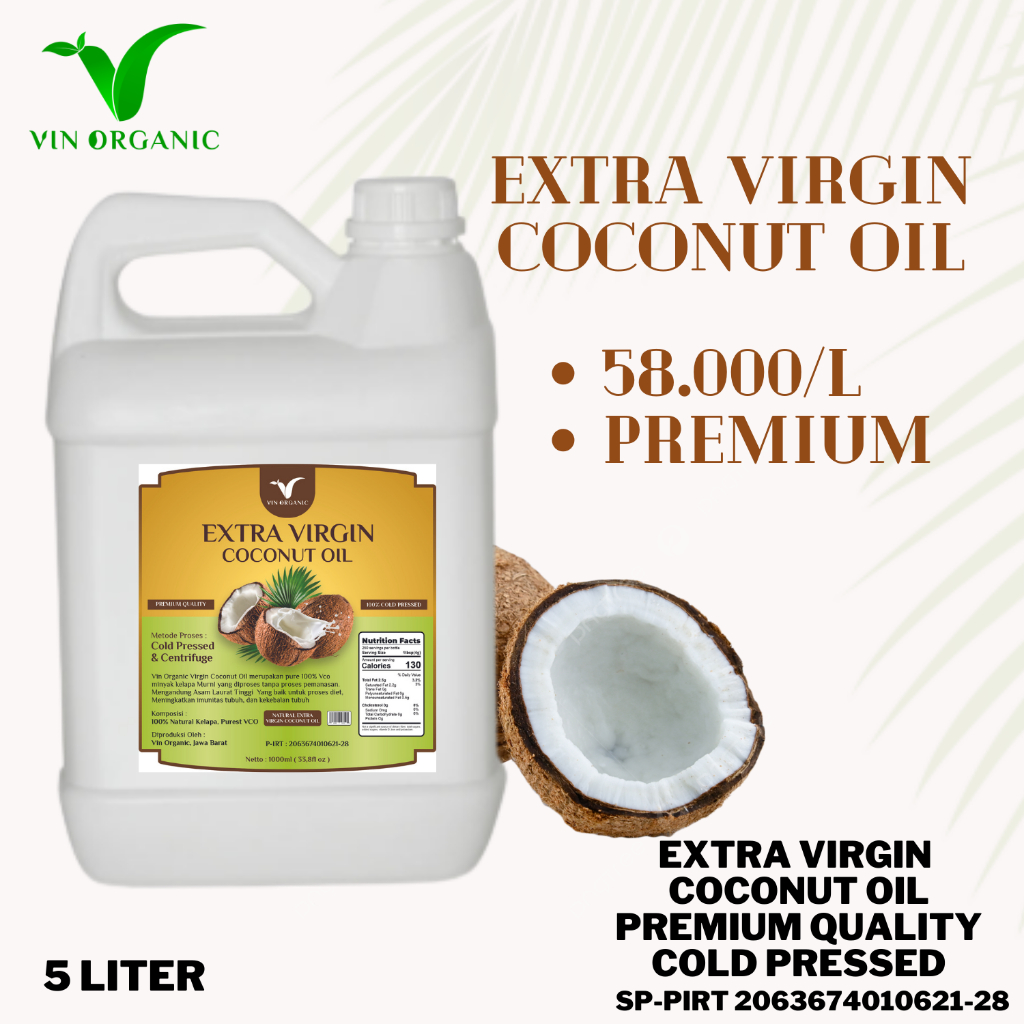 Jual VIN EXTRA VIRGIN COCONUT OIL MINYAK KELAPA VCO MURNI EVCO