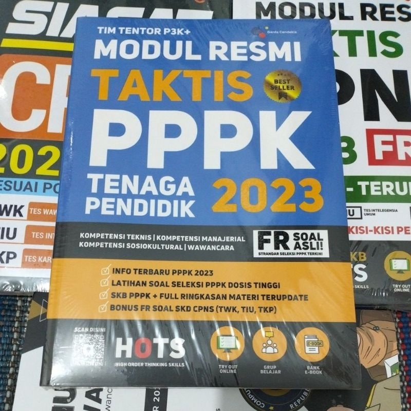 Jual Buku Modul Resmi Taktis PPPK Tenaga Pendidik 2023 FR Soal Asli ...