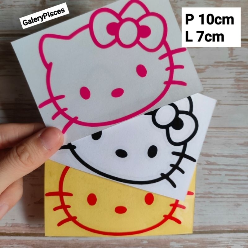 Jual stiker hello kitty lucu sticker cutting motor | Shopee Indonesia