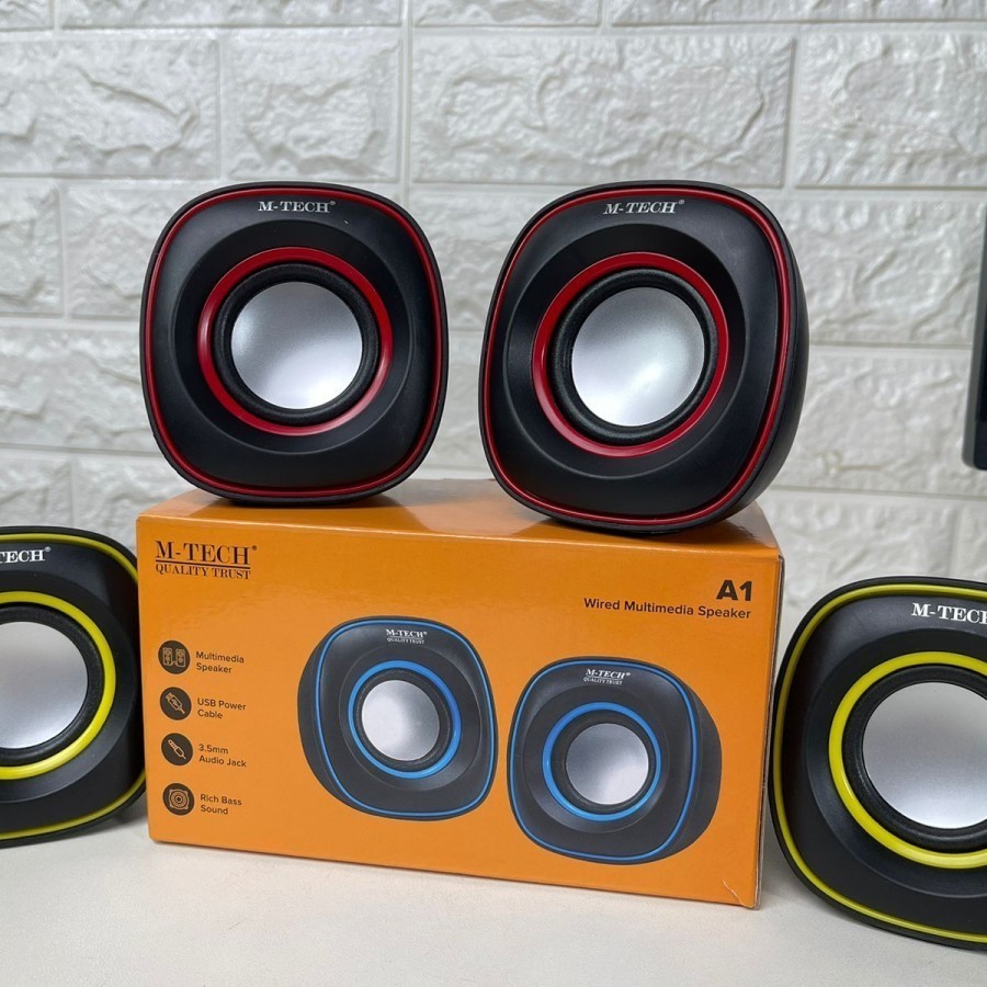 Jual Speaker Aktif A1 Multimedia Mtech PC Komputer Laptop Shopee