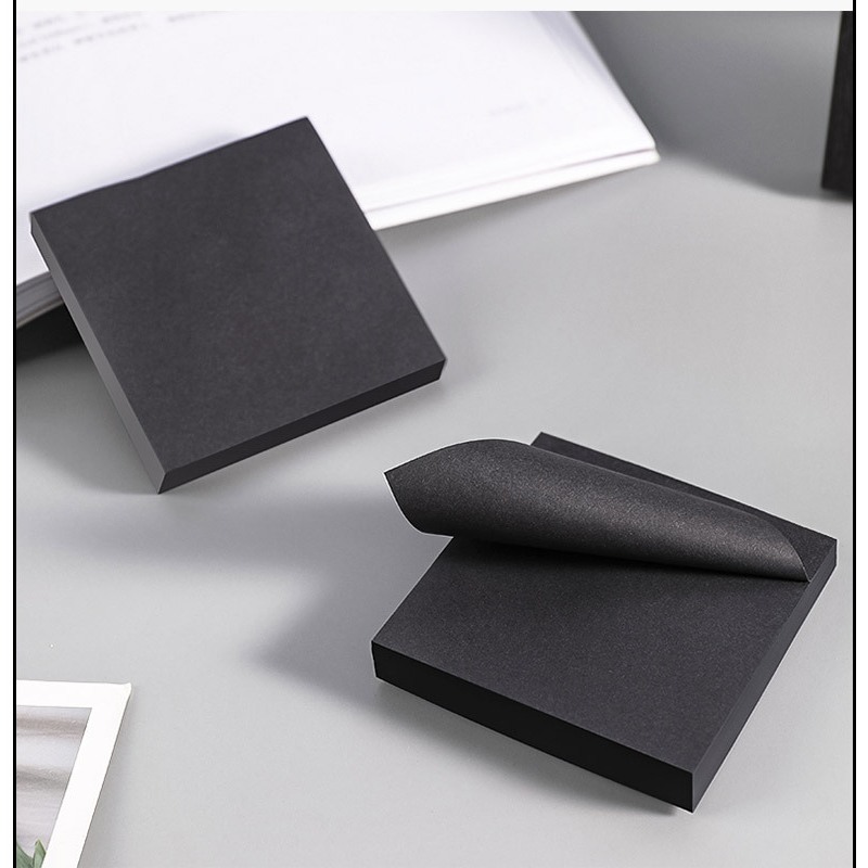 Jual Sticky Notes Hitam Black Notes MB0143 | Shopee Indonesia