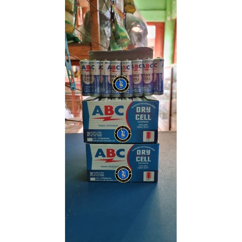 Jual Baterai ABC AA / A2 biru (R6 1,5 V) | Shopee Indonesia