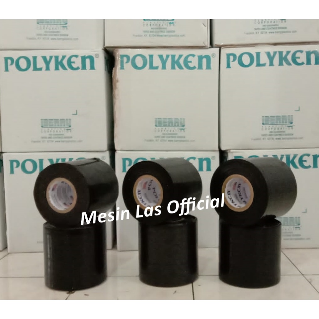 Jual Lakban Pipa Polyken Wrapping Tape 6 Inch x 100 Feet Polyken 980-20 ...