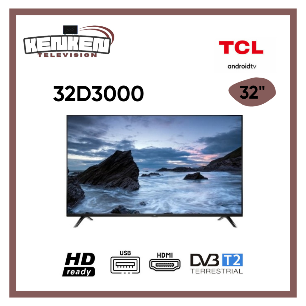 Jual TV LED TCL 32D3000 LED TCL 32 Inch Digital TV | Shopee Indonesia