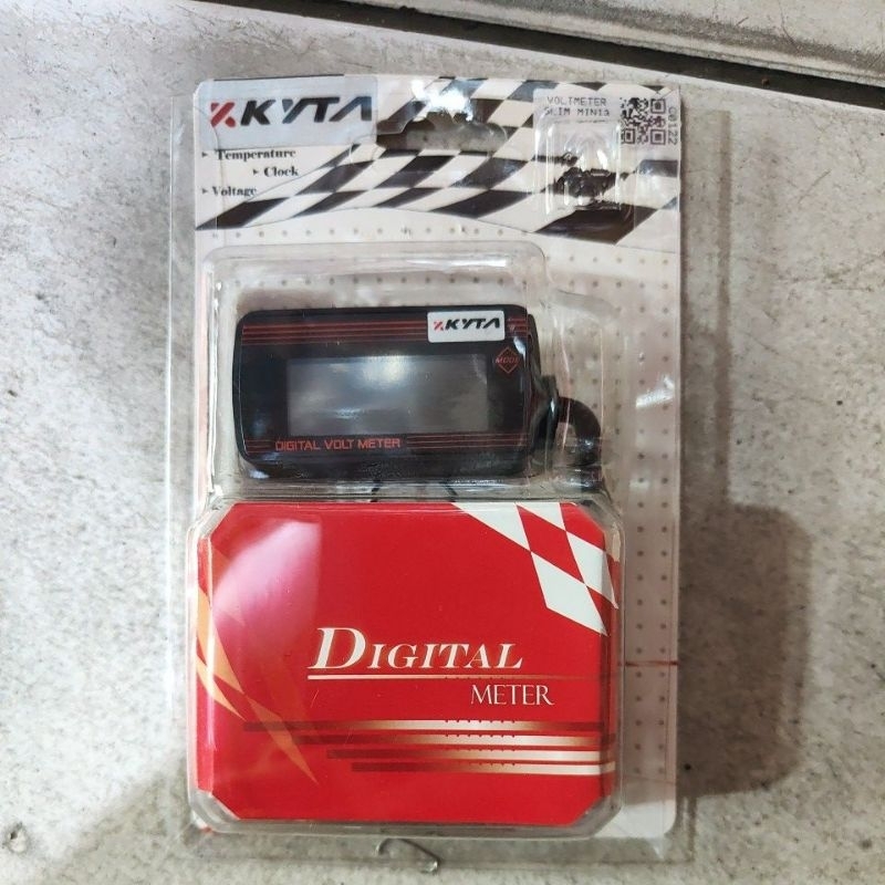 Jual Voltmeter ktc kytaco slim mini 3in1 nyala led brands logo baru ...