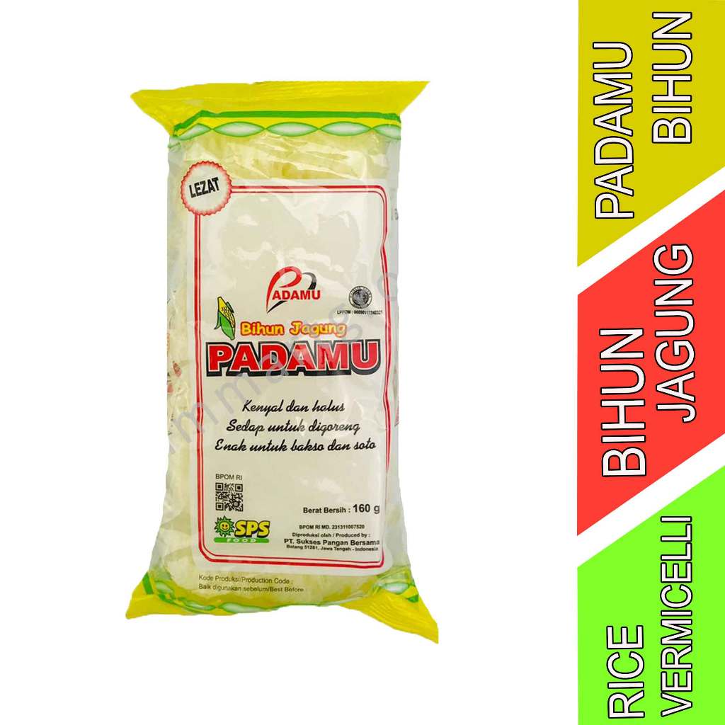 Jual Bihun Rice Vermicelli - Padamu - Bihun jagung - 160gr | Shopee ...