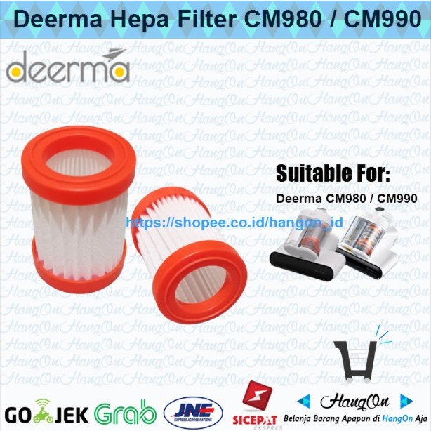 Jual Hepa Filter / Dust Filter for Deerma CM980 / CM990 Vacuum Cleaner ...