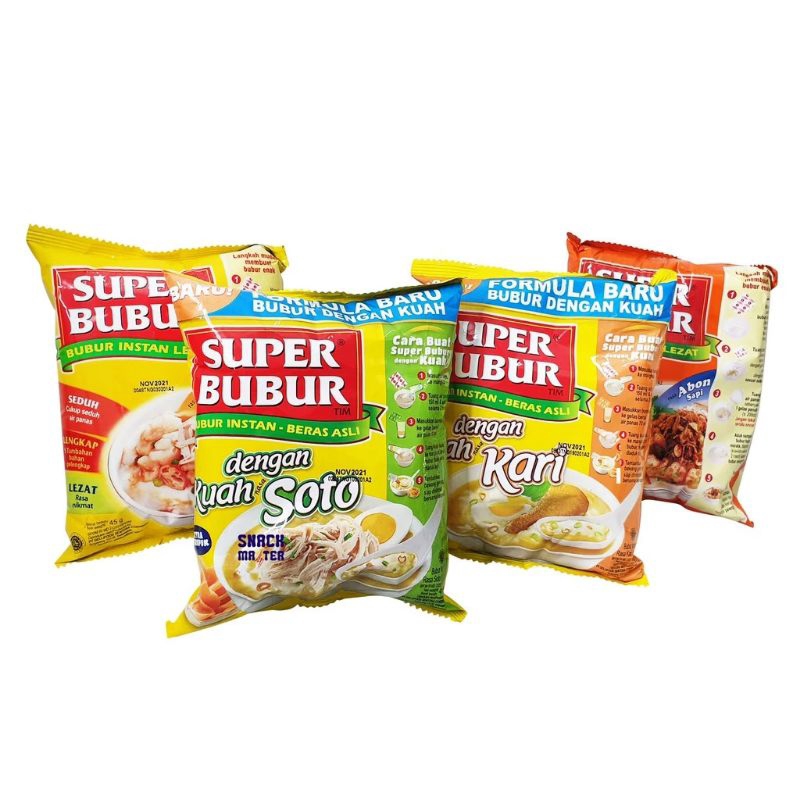 Jual Super Bubur Tim Instan Bubur Ayam 45 Gram Shopee Indonesia