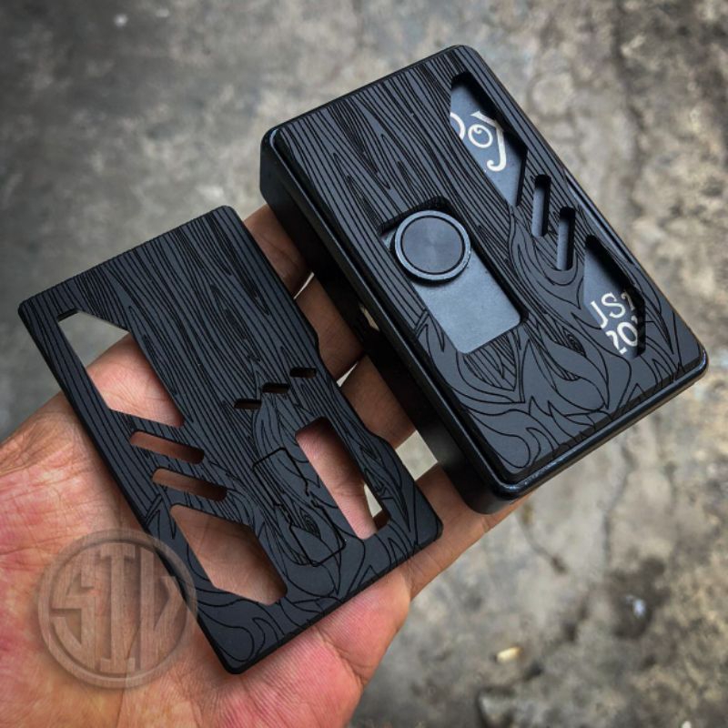 Jual Panel Backdoor Hitam Matte Motif Wood Engraving Billet Shopee
