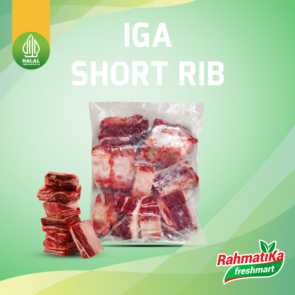 Jual Iga Sapi Shortrib Beef Short Ribs 1 Kg Shopee Indonesia