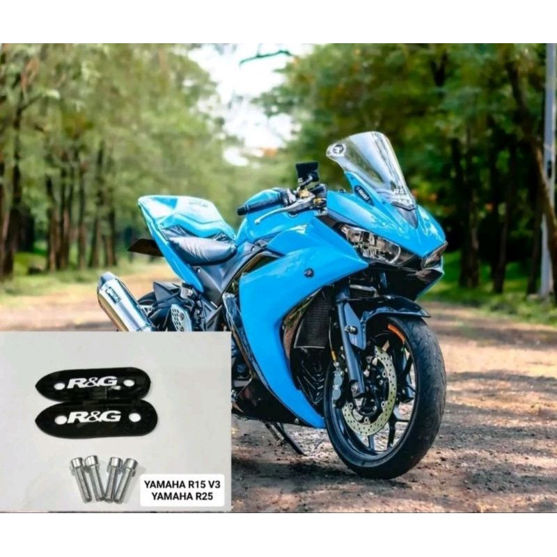 Jual Mirror blanking variasi yamaha R25 R15 V3 bahan akrilik harga ...