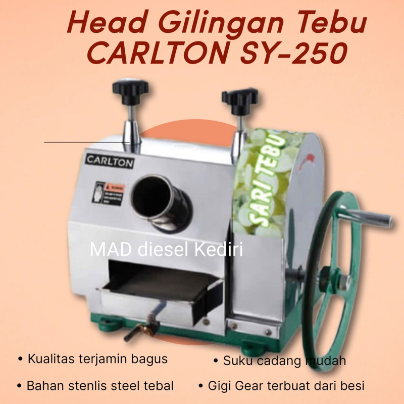 Jual Mesin Gilingan Tebu CARLTON SY250 Giling Sari Tebu | Shopee Indonesia